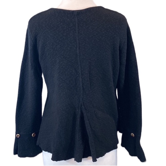 Willow Heavy Black Knit Cardigan - Picture 5 of 11